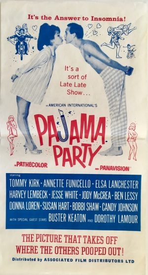 Pajama Party Australian daybill 1964