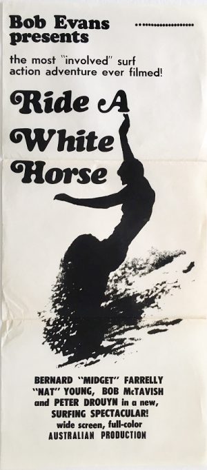 Ride A White Horse Australian Daybill Movie Poster Surfing Classic