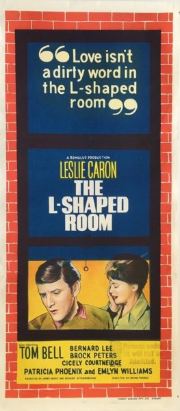 the l shaped room 1962 daybill poster leslie caron anthony booth the l-shaped room 1962 daybill poster, leslie caron, anthony booth