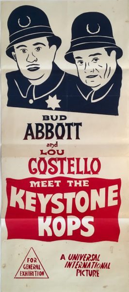 abbott and costello meet the keystone kops australian daybill poster abbott and costello meet the keystone kops australian daybill 1955 poster