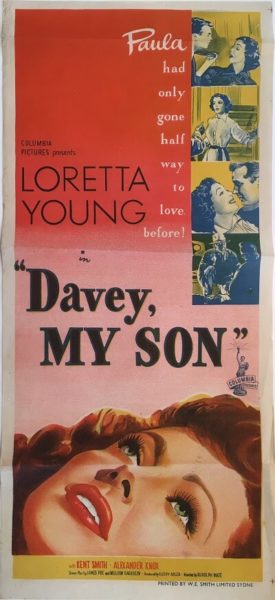 davey my son australian daybill poster davey my son australian daybill poster