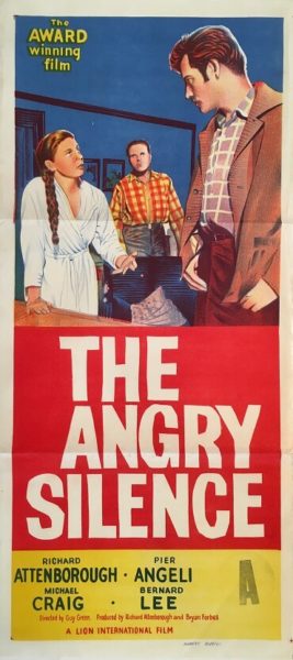 the angry silence australian daybill poster the angry silence australian daybill poster 1960