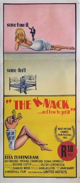 the knack and how to get it australian daybill poster 1965