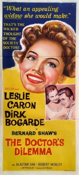 the doctors dilemma australian daybill poster dirk bogarde leslie caron the doctors dilemma australian daybill poster dirk bogarde leslie caron