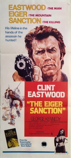 the eiger sanction australian daybill poster clint eastwood george kennedy the eiger sanction australian daybill poster clint eastwood george kennedy