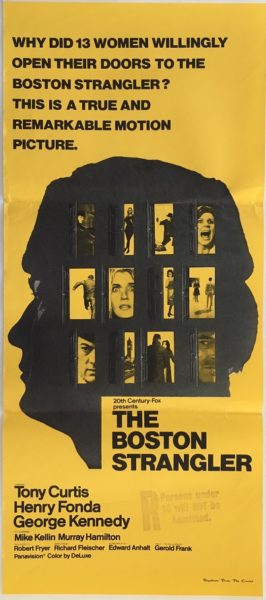 The Boston Strangler 1968 Australian Daybill poster