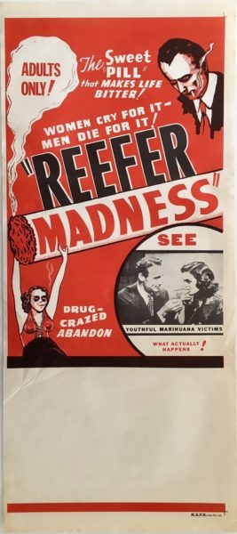 reefer madness australian daybill movie poster 1970s rerelease reefer madness australian daybill movie poster 1970s rerelease