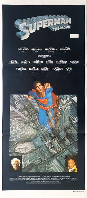 Superman The Movie Australian Daybill Poster