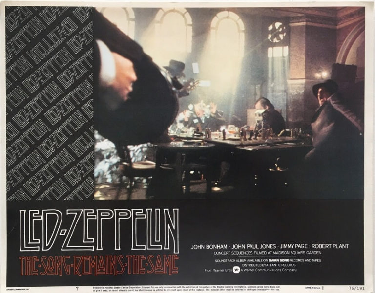 Led Zeppelin – The Song Remains The Same : The Film Poster Gallery