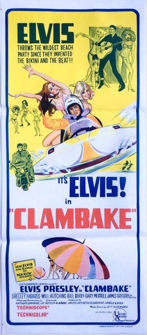 Clambake Elvis Australian Daybill Movie Poster 1