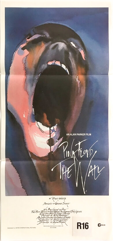 Pink Floyd The Wall Australian Daybill Poster