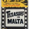 Treasure in Malta New Zealand daybill movie poster (104)