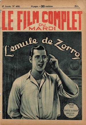 L'emule De Zorro Le Film Complet French Film Magazine 1927 (12)