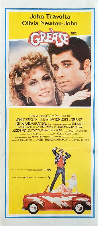 Grease Australian Daybill Movie Poster 25 Grease Australian Daybill Movie Poster 25