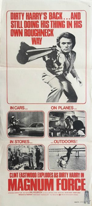 Dirty Harry Magnum Force Australian Daybill Movie Poster (9) Edited