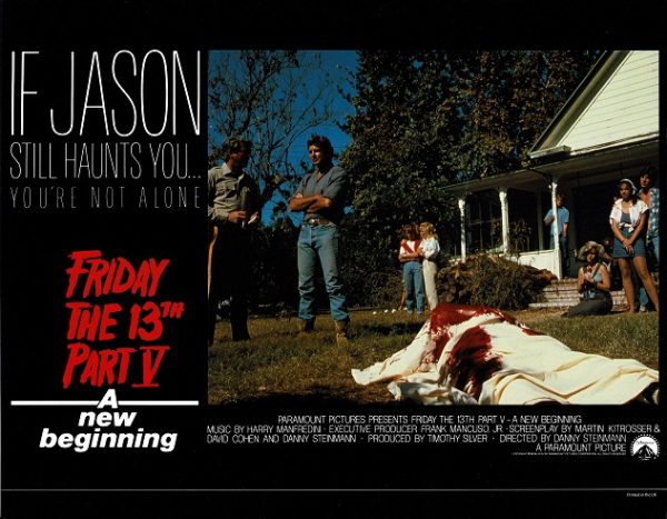 Friday The 13th Part V A New Begining Uk Movie Lobby Card (1)