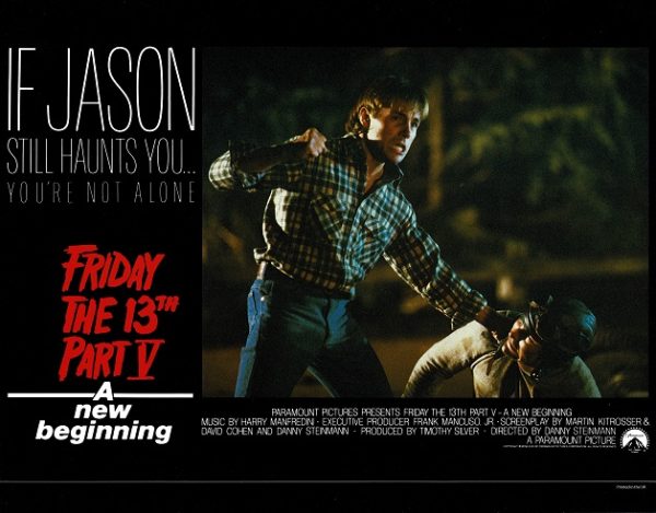 Friday The 13th Part V A New Begining Uk Movie Lobby Card (2)