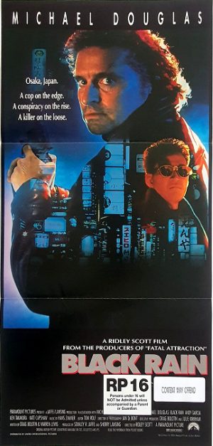 Black Rain Australian Daybill Movie Poster