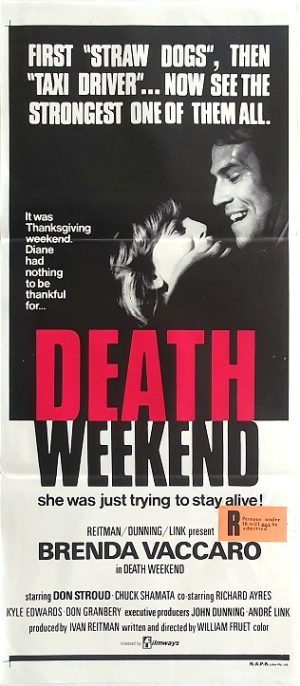 Death Weekend Australian Daybill Movie Poster (15)