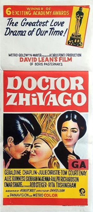 Doctor Zhivago David Lean Australian Daybill Movie