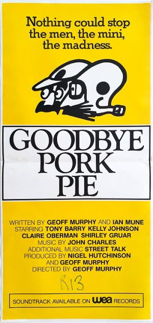 Goodbye Pork Pie New Zealand Daybill Movie Poster Mini Cooper Car