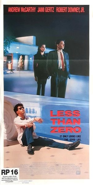 Less Than Zero Australian Daybill Movie Poster (19)