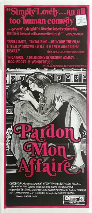 Pardon Mon Affaire Australian Daybill Movie Poster