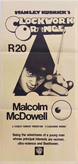 A Clockwork Orange New Zealand Daybill Movie Poster 8 Edited