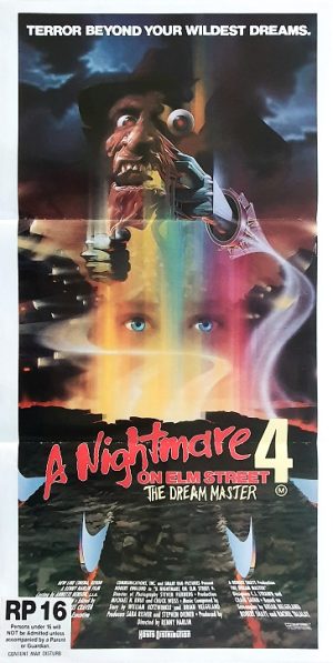 A Nightmare On Elm Street 4 Australian Daybill Movie Poster