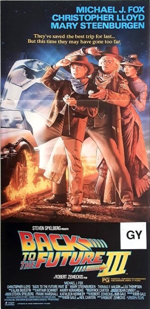 Back To The Future Part 3 Australian Daybill Movie Poster (3)