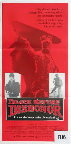 Death Before Dishonor Australian Daybill Movie Poster (20)