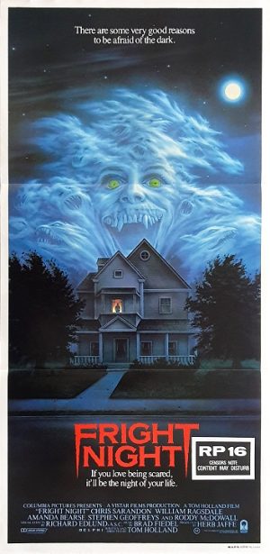 Fright Night Australian Daybill Movie Poster