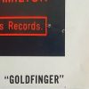 Goldfinger James Bond 007 Rereleaseus One Sheet Movie Poster 1980s (1)