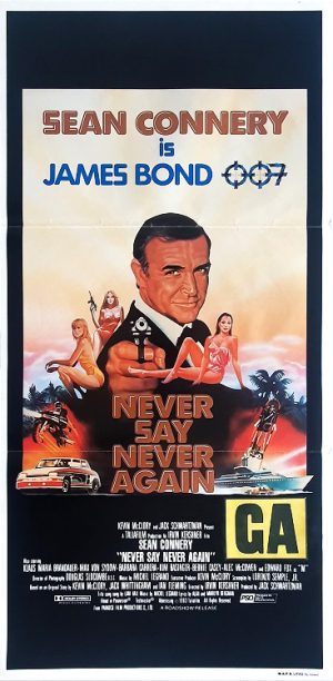 James Bond Never Say Never Again Australian Daybill Movie Poster (1)