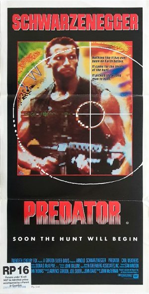 Predator Australian Daybill Movie Poster