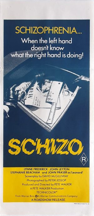 Schizo Australian Daybill Movie Poster