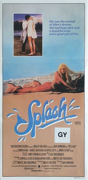 Splash Australian Daybill Movie Poster Mermaid (2)