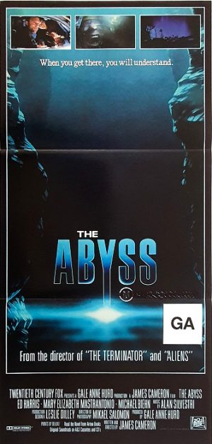 The Abyss Australian Daybill Movie Poster