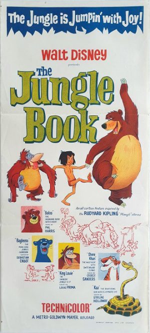 The Jungle Book Australian Daybill Movie Poster