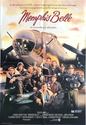 Mephis Belle Us One Sheet Movie Poster Ww2 Flying Fortess B17 (7)