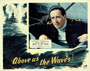 Above Us The Waves Uk Lobby Card John Mills Ww2 Film Submarines (2)