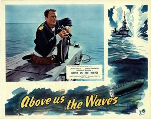 Above Us The Waves Uk Lobby Card John Mills Ww2 Film Submarines (3)