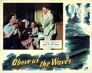 Above Us The Waves Uk Lobby Card John Mills Ww2 Film Submarines (4)