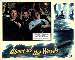 Above Us The Waves Uk Lobby Card John Mills Ww2 Film Submarines (5)