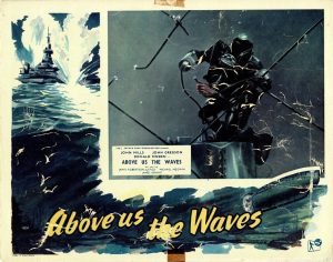 Above Us The Waves Uk Lobby Card John Mills Ww2 Film Submarines (7)