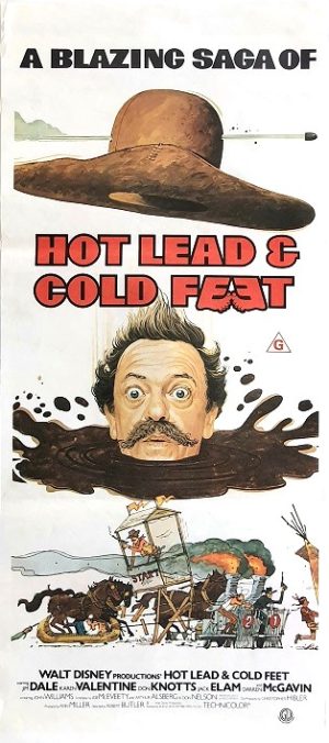 Hot Lead And Cold Feet Australian Daybill Movie Poster Walt Disney (3)