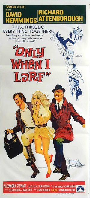 Only When I Larf Australian Daybill Movie Poster (4)