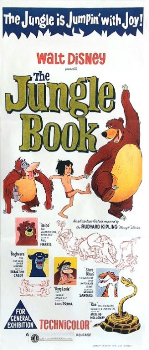 The Jungle Book Australian Daybill Movie Poster Walt Disney (2)