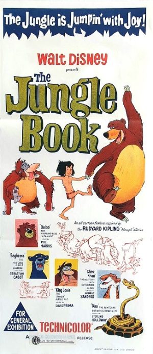 The Jungle Book Walt Disney Australian Daybill Movie Poster (1)