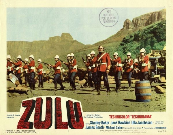 Zulu Us Lobby Card 2 Michael Caine And Stanley Baker 1964 (2)